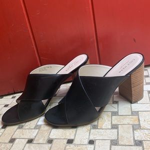 Cole Haan Black Peep Toe Heels worn Once